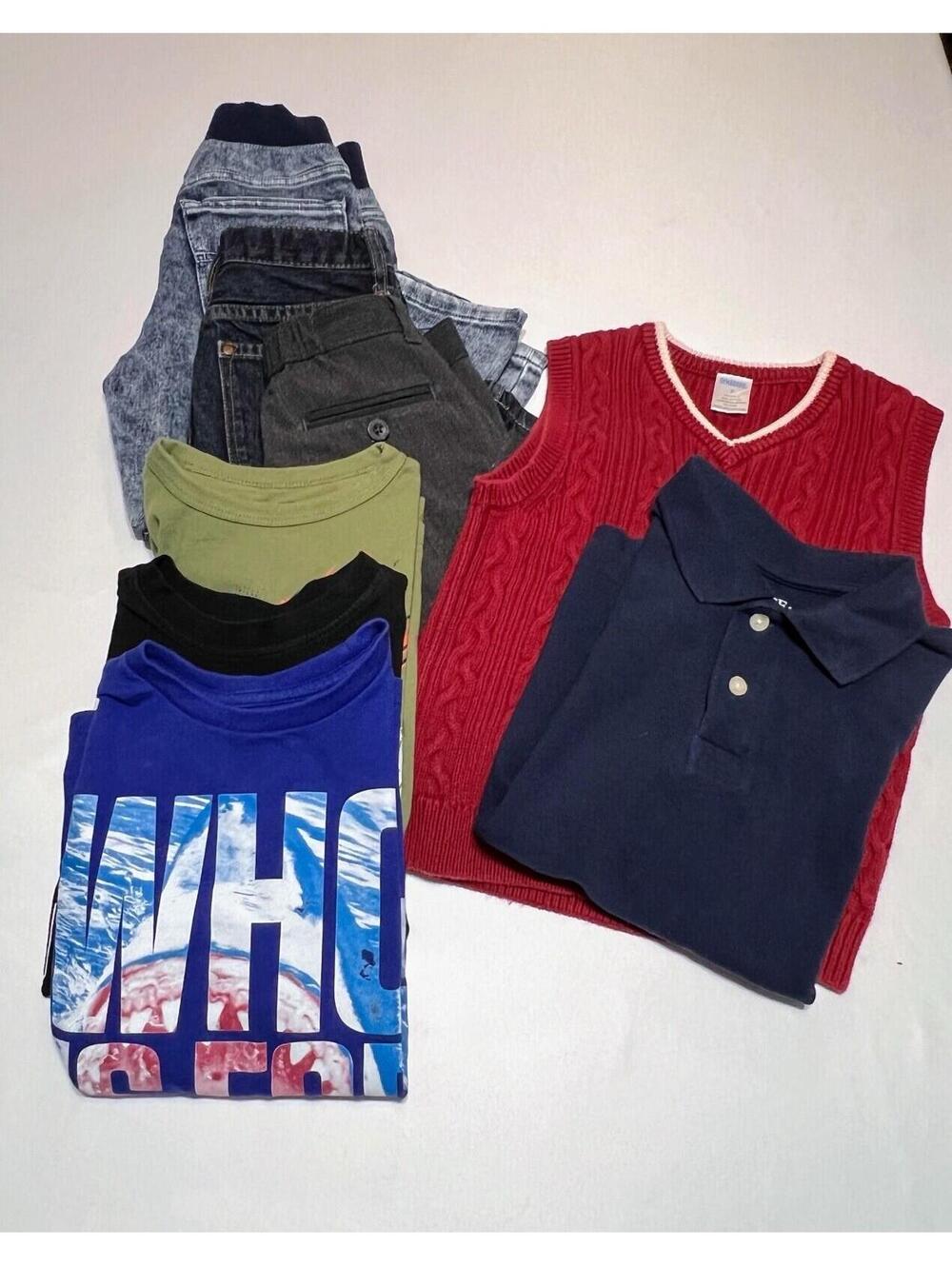 Boys Clothing Lot (8 Items) Size 5 & 5/6 Winter Fall Lot